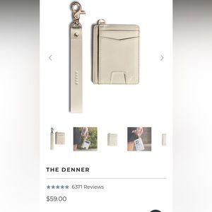Brand New Denner IVORY wallet by Andar